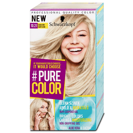Schwarzkopf Pure Color Washout Haarfarbe 10,21 Babyblond 60 ml