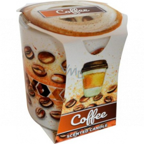 Geben Sie Verona Coffee - Kaffee Duftkerze in Glas 90 g