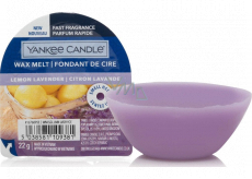 Yankee Candle Lemon Lavender - Wachs mit Zitronen- und Lavendelduft für Aromalampe 22 g