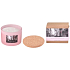 Arome Aroma Sensation Duftkerze aus rosa Pfingstrose und Litschi in Glas mit Korkdeckel 100 x 80 mm 3 Dochte
