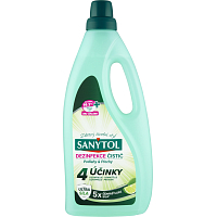 Sanytol Desinfektionsmittel Boden- & Flächenreiniger Limette 4 Wirkungen, 1 l