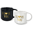 Nekupto Paar Tassen Ich liebe dich 2 x 350 ml
