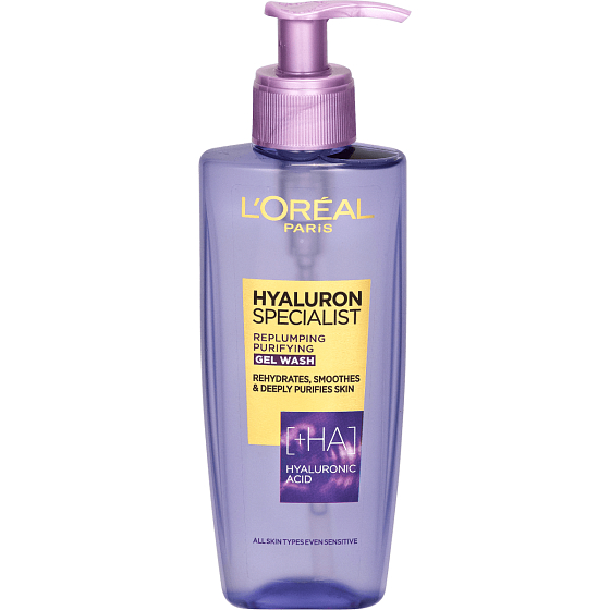 Loreal Paris Hyaluron Specialist Füllendes Reinigungsgel geeignet für empfindliche Haut 200 ml