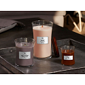 WoodWick Rosewood - Rosenholz-Duftkerze mit Holzdocht und Deckel Glas groß 609 g