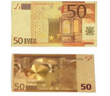 Talisman Gold Kunststoff-Banknote 50 EUR