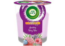 Air Wick Sparling Berry Bliss Zimní ovoce vonná svíčka ve skle 220 g
