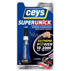 Ceys Superceys Unick Gel universell Sekundenkleber 3 g