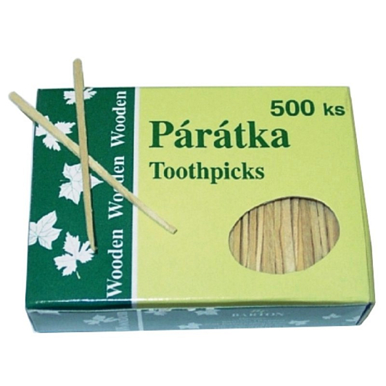 Bartoň Flache Zahnstocher 500 Stück