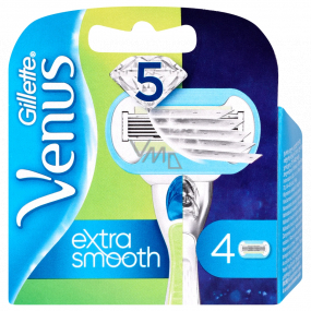 Gillette Venus Extra glatter Ersatzkopf 4 Stück für Frauen