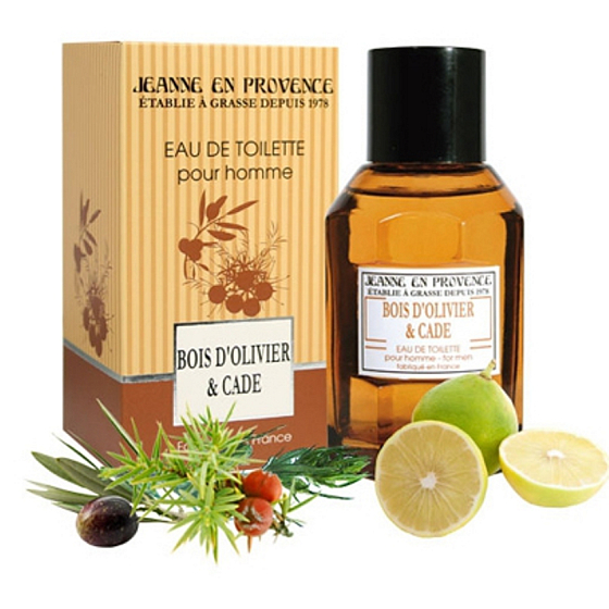Jeanne en Provence Männer Bois D Olivier & Cade Eau de Toilette 100 ml