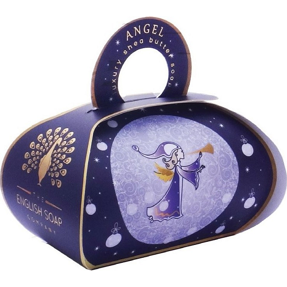 English Soap Angel natürliche parfümierte Toilettenseife mit Sheabutter 260 g