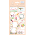 Bogen Haushaltsaufkleber, Geschenke Geschenkblumen rosa 14 Etiketten