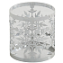 Yankee Candle Twinkling Snowflake Metallkerzenhalter für mittlere oder große klassische Kerze 10,5 x 10 cm