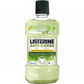 Listerine Anti-Karies Grüner Tee Antiseptisches Mundwasser ohne Alkohol 500 ml