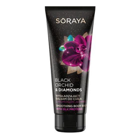 Soraya Black Orchid Schwarze Orchidee + Diamantpuder Glättender Körperbalsam 200 ml