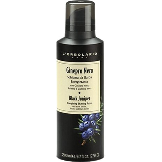 L'Erbolario Black Juniper Rasierschaum für Männer 200 ml