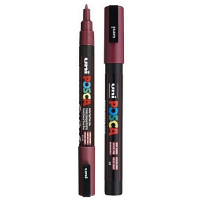 Posca Universeller Acrylmarker 0,9 - 1,3 mm Bordeaux PC-3M