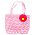 Kids Fun Kindertasche mit hellrosa Blume 20 x 15 cm