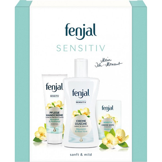 Fenjal Sensitive Duschgel 200 ml + Handcreme 75 ml + Creme-Toilettenseife 100 g, Kosmetikset