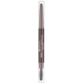 Essence Wow What a Brow wasserfeste Augenbrauenstift mit Bürste 02 Brown 0,2 g