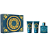 Versace Eros pour Homme Eau de Toilette 50 ml + After Shave Balm 50 ml + Shower Gel 50 ml, Geschenkset für Männer