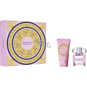 Versace Bright Crystal Eau de Toilette 30 ml + Körperlotion 50 ml, Geschenkset für Frauen