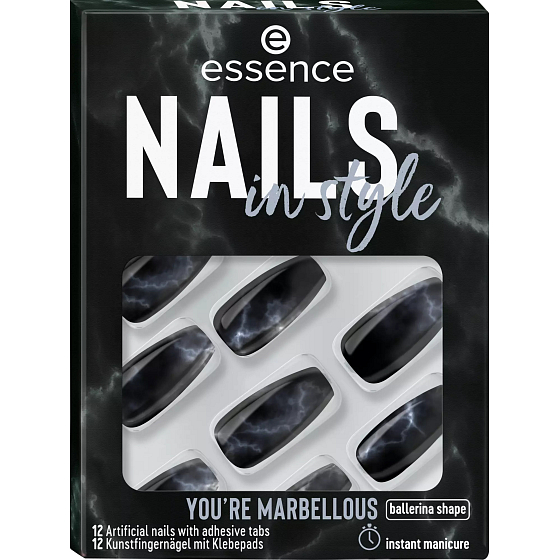 Essence Nails In Style Kunstnägel 17 You're Marbellous 12 Stück