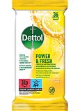 Dettol Power & Fresh Desinfektionstücher Zitrone 36 St.