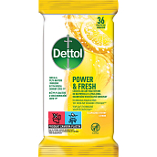 Dettol Power & Fresh Desinfektionstücher Zitrone 36 St.