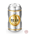 Charme Sterling Silber 925 Bier in einer Dose, Perle für Armband, Essen und Trinken