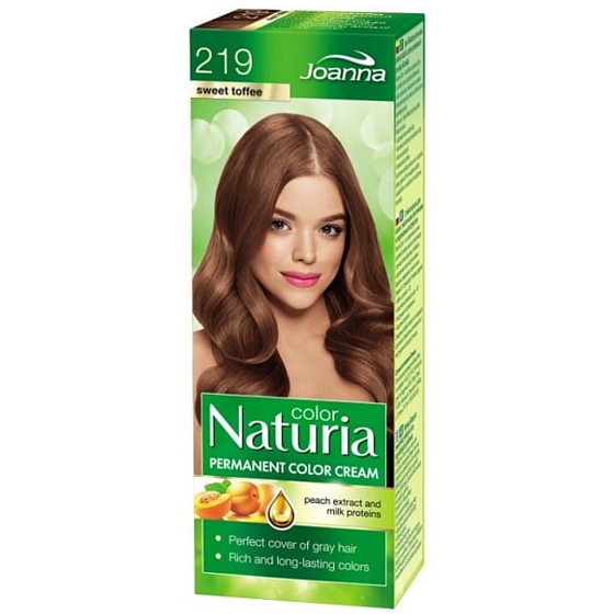 Joanna Naturia Haarfarbe mit Milchproteinen 219 Sweet Toffee