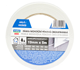 Mako Montageband für Spiegel, doppelseitig, Schaumstoff, Breite 19 mm, Länge 5 m