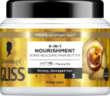 Schwarzkopf Gliss pflegende Maske 4in1 für brüchiges und geschädigtes Haar, 400 ml