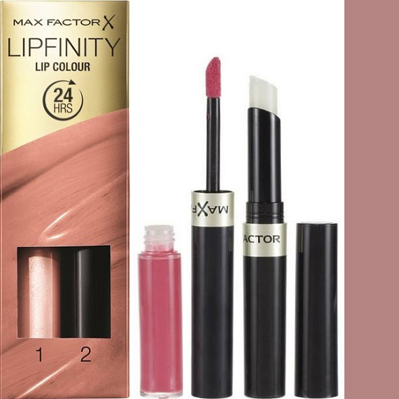 Max Factor Lipfinity Lip Color Lippenstift und Gloss 015 Etheral 2,3 ml und 1,9 g