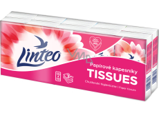 Linteo 3-lagige Papiertaschentücher, 10 × 10 Stk