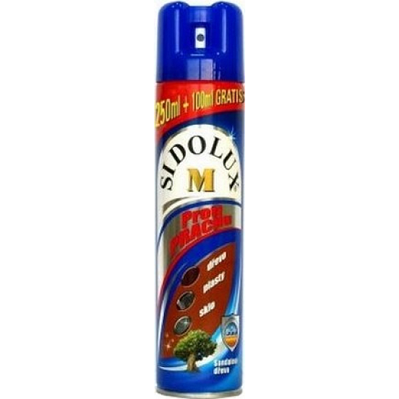 Sidolux M für Möbel Sandelholz Hypoallergen Antistatisches Staubspray mit 350 ml Duft