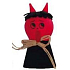 Teufel stehende Weihnachtsfigur ca. 8 cm