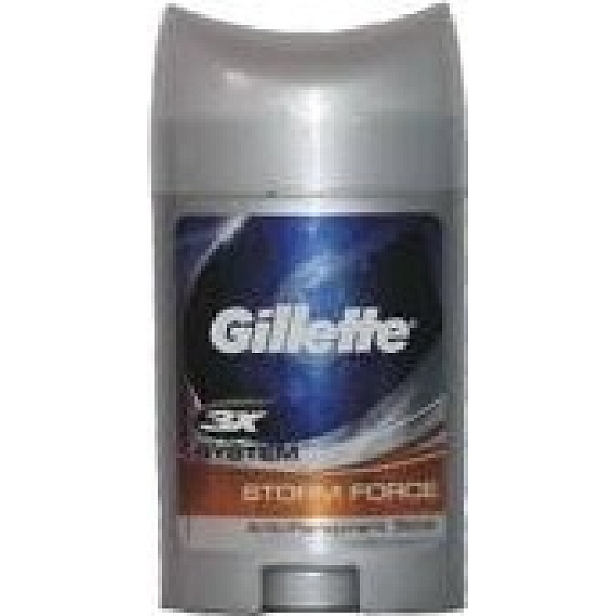 Gillette 3x System Storm Force Antitranspirant Deodorant Stick für Männer 48 ml