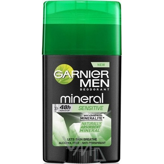 Garnier Men Mineral Sensitive Antitranspirant Deodorant Stick für Männer 40 ml