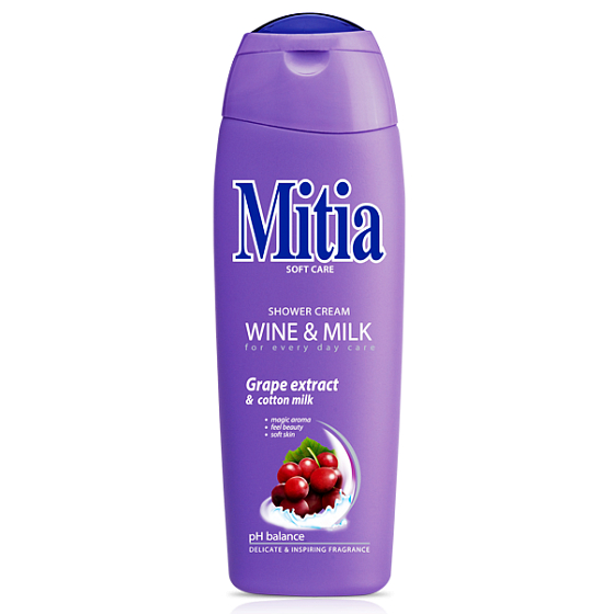 Mitia Soft Care Wein & Milch Duschgel 400 ml