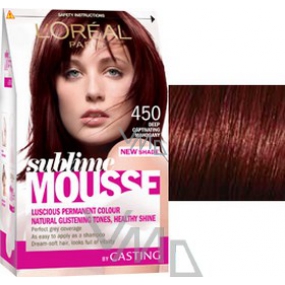 Loreal Sublime Mousse Haarfarbe 450 Faszinierendes Mahagoni