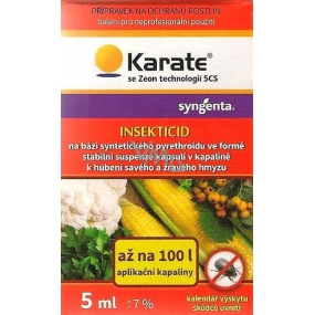 Karate mit Zeon-Technologie 5CS-Präparat zur Bekämpfung von saugenden und fleischfressenden Insekten 5 ml
