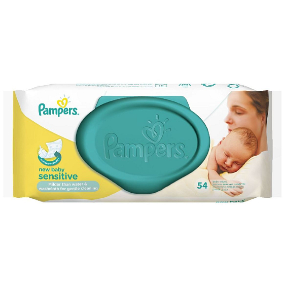 Pampers New Baby Sensitive Feuchttücher 54 Stück