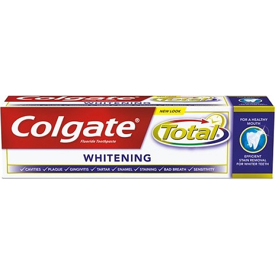 Colgate Total Whitening Zahnpasta mit einem Bleaching-Effekt von 75 ml