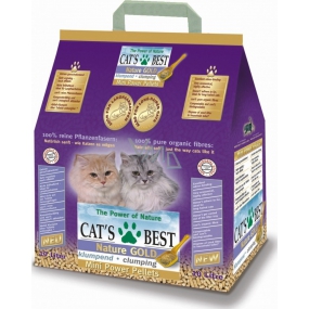 Cats Best Nature Goldklumpige Holzbettwäsche für langhaarige Katzenrassen 10 l