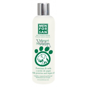MenForSan Silk Protées und Arganöl Natural Shampoo für Hunde 300 ml