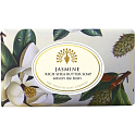 English Soap White Jasmine natürliche parfümierte Seife mit Sheabutter 190 g