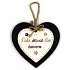 Nekupto Pets Holzschild Liebe macht unser Haus zu einem Zuhause 12 x 12 cm