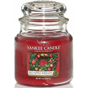Yankee Candle Red Apple Wreath - Rote Apfelkranzkerze Classic Medium Glas 411 g