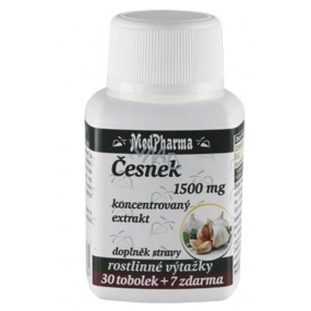 MedPharma Knoblauch konzentrierter Extrakt 1500 mg 37 Kapseln